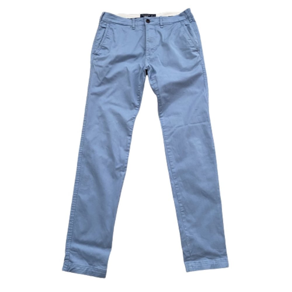 Abercrombie & Fitch Super Skinny light blue pants 29 X 32 - Picture 2 of 7